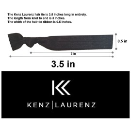 Kenz Laurenz Ribbon Hair Ties - Neutral Tones 10 Pack