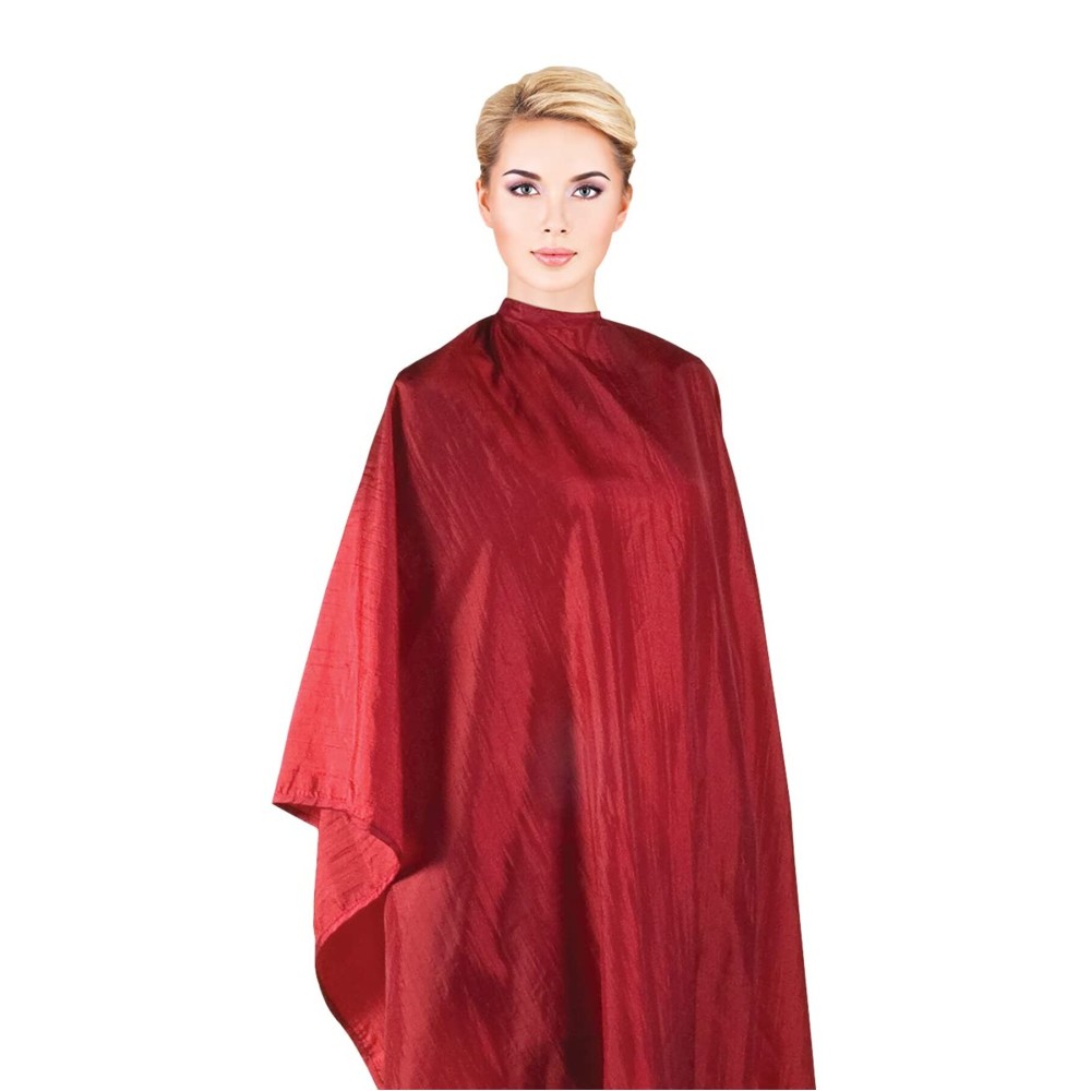 Cricket Forte Haircutting Cape Professional Salon Barbershop Hairdresser Hairstylist Cape for Clients, Adjustable Snap Neck Closure, Red Cricket Forte Haircutting Cape Professional Salon Barbershop Hairdresser Hairstylist Cape for Clients, Adjustable Snap Neck Closure, Red