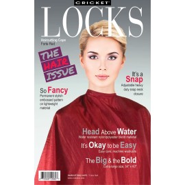 Cricket Forte Haircutting Cape Professional Salon Barbershop Hairdresser Hairstylist Cape for Clients, Adjustable Snap Neck Closure, Red Cricket Forte Haircutting Cape Professional Salon Barbershop Hairdresser Hairstylist Cape for Clients, Adjustable Snap Neck Closure, Red