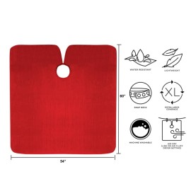 Cricket Forte Haircutting Cape Professional Salon Barbershop Hairdresser Hairstylist Cape for Clients, Adjustable Snap Neck Closure, Red Cricket Forte Haircutting Cape Professional Salon Barbershop Hairdresser Hairstylist Cape for Clients, Adjustable Snap Neck Closure, Red