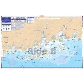 Waterproof Charts, Coastal Fishing, 26F Central Long Island Sound