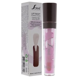 Sorme Cosmetics LipThick Plumping Gloss in Clear | Plumping Lip Gloss with Vitamins and Botanicals | Lip Plumping Gloss with Maxi-Lip Peptides | Cruelty-Free Lip Makeup