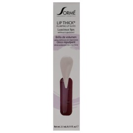 Sorme Cosmetics LipThick Plumping Gloss in Clear | Plumping Lip Gloss with Vitamins and Botanicals | Lip Plumping Gloss with Maxi-Lip Peptides | Cruelty-Free Lip Makeup