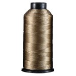 Bonded Nylon Hair Weaving Thread - Heavy Duty & Thicker String Hair Threads for Hair Extensions, Real & Synthetic Dreadlocks, Custom Wigs, Braids, 4oz-1400m/spool (Ash Blonde)