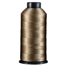 Bonded Nylon Hair Weaving Thread - Heavy Duty & Thicker String Hair Threads for Hair Extensions, Real & Synthetic Dreadlocks, Custom Wigs, Braids, 4oz-1400m/spool (Ash Blonde)