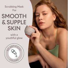 SEACRET 2-in-1 Facial Scrubbing Mask - Exfoliating Face Scrub & Mask | Gentle Face Scrubber Exfoliator for Deep Cleansing & Radiant Skin | Infused with Dead Sea Minerals & Pumpkin Enzyme and Kaolin