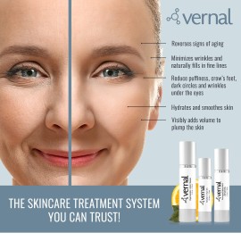 Vernal All-in-One Anti Aging Moisturizer - Infused Wrinkle Smoothing Cream | Get Smoother, Firmer Luminous Looking Skin Without Injections or Fillers | Best Anti Wrinkle Cream That Really Works Vernal All-in-One Anti Aging Moisturizer - Infused Wrinkle Smoothing Cream | Get Smoother, Firmer Luminous Looking Skin Without Injections or Fillers | Best Anti Wrinkle Cream That Really Works