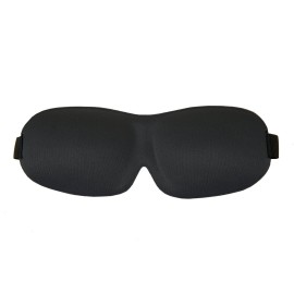 Travelon 12768 Travel Sleep Mask with Domed Eye Cup Black
