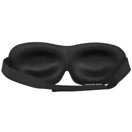 Travelon 12768 Travel Sleep Mask with Domed Eye Cup Black Travelon 12768 Travel Sleep Mask with Domed Eye Cup Black