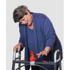 Joy For All Ageless Innovation Companion Pet for Seniors - Walker Squawker - Lifelike Animatronic Bird - Interactive Chirping - Walker Accessories - Therapy Toys for Alzheimers & Dementia - Bluebird