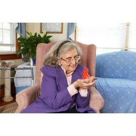 Joy For All Ageless Innovation Companion Pet for Seniors - Walker Squawker - Lifelike Animatronic Bird - Interactive Chirping - Walker Accessories - Therapy Toys for Alzheimers & Dementia - Bluebird