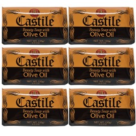 Castile Soap Beauty Soap With Olive Oil, 3.9 Ounces 6 pack