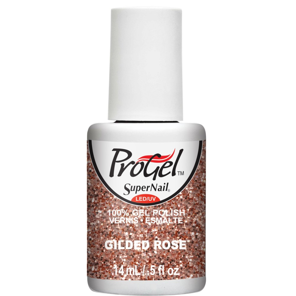 Supernail Progel Nail Lacquer, Gilded Rose, 0.5 Fluid Ounce Supernail Progel Nail Lacquer, Gilded Rose, 0.5 Fluid Ounce