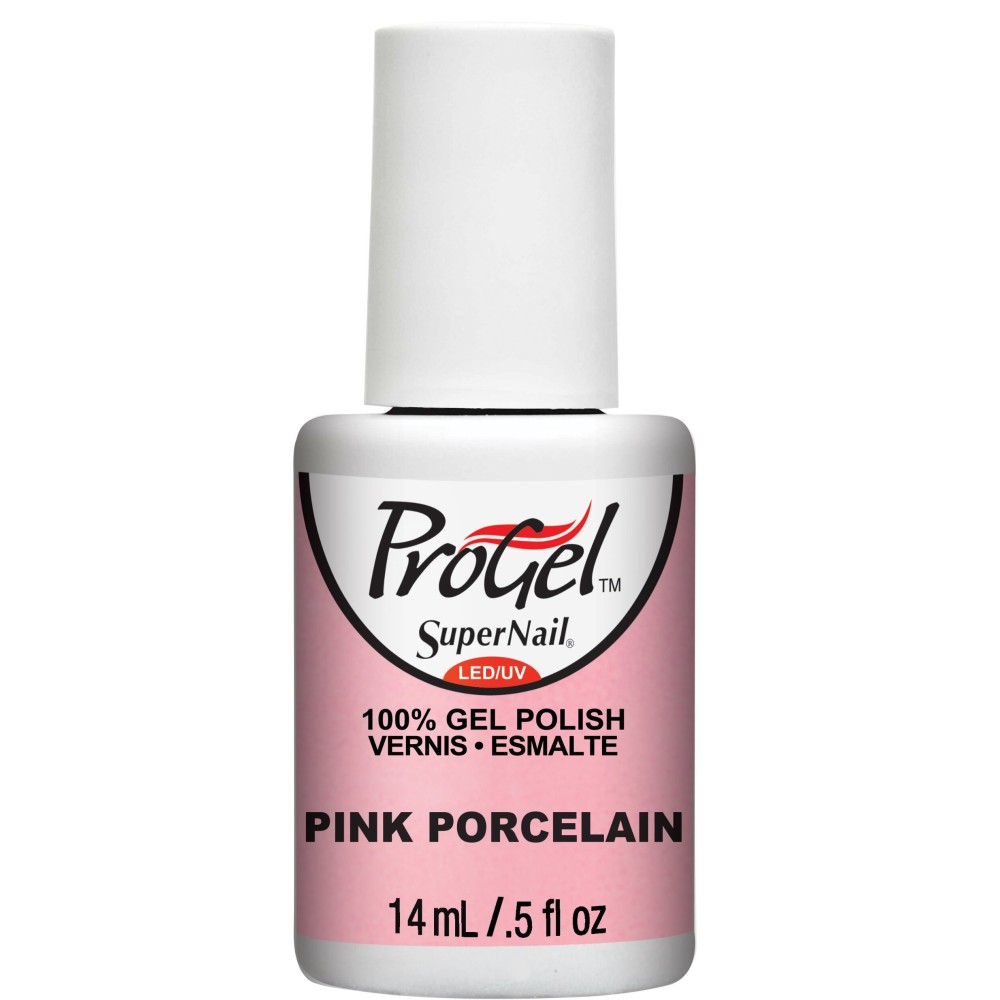Supernail Progel Nail Lacquer, Pink Porcelain, 0.5 Fluid Ounce Supernail Progel Nail Lacquer, Pink Porcelain, 0.5 Fluid Ounce