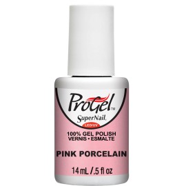 Supernail Progel Nail Lacquer, Pink Porcelain, 0.5 Fluid Ounce