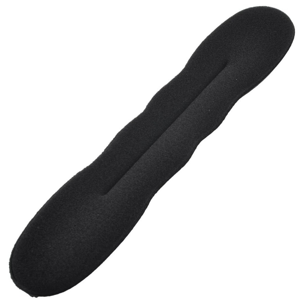 uxcell Black Sponge DIY Hairstyle Ponytail Bun Maker Holder 8.9 Inches for Lady uxcell Black Sponge DIY Hairstyle Ponytail Bun Maker Holder 8.9 Inches for Lady