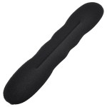 uxcell Black Sponge DIY Hairstyle Ponytail Bun Maker Holder 8.9 Inches for Lady