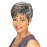 Foxy Silver Synthetic Wig - Edna-3T51