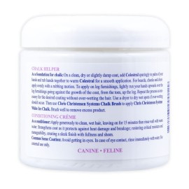Chris Christensen Colestral Chalk Helper Conditioning Crme, Groom Like a Professional, Restores Moisture, 16 oz Jar Chris Christensen Colestral Chalk Helper Conditioning Crme, Groom Like a Professional, Restores Moisture, 16 oz Jar