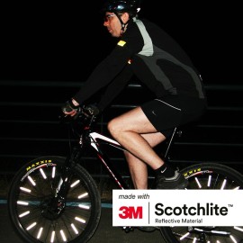 Salzmann Spoke Reflectors for Bicycles | High Visibility| Made with 3M Scotchlite | 36 Pieces