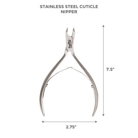 ForPro Professional Collection Cobalt Cuticle Nipper, Stainless Steel Cuticle Nipper for Trimming Cuticles and Hangnails,  Jaw