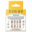 Badger Classic Organic Lip Balm Set - Yellow Box, Light Silky Long Lasting Lip Moisturizer Gift Set, All Natural Lip Balm Variety Pack Lip Set (Tangerine, Lavender Orange, Vanilla, Grapefruit), 4 pack