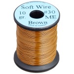 TIEMCO UNI Soft Wire, M, Brown