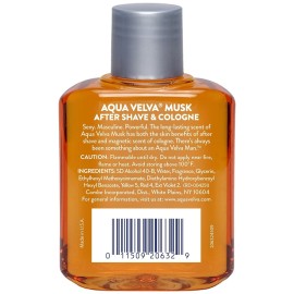 Aqua Velva Musk After Shave Cologne 3.50 oz (Pack of 2)