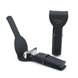Haryali London Leather Protective Case for Double Edge Safety Razors Haryali London Leather Protective Case for Double Edge Safety Razors