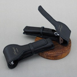 Haryali London Leather Protective Case for Double Edge Safety Razors Haryali London Leather Protective Case for Double Edge Safety Razors