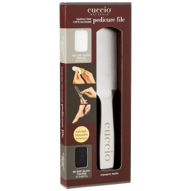 Cuccio Naturale Reusable Stainless Steel Pedicure File Kit with 30 Extra Refills - Professional Foot Care Tool for Smooth, Callus-Free Feet - Durable, Hygienic Design Cuccio Naturale Reusable Stainless Steel Pedicure File Kit with 30 Extra Refills - Professional Foot Care Tool for Smooth, Callus-Free Feet - Durable, Hygienic Design