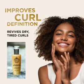 RICH Pure Luxury Curl Defining Cream for Curly & Wavy Hair - Controls Frizz and Add Natural Bounces - Enrich with Argan Oil, Coconut Oil & Hydrolyzed Wheat Protein - 4.05 Oz.
