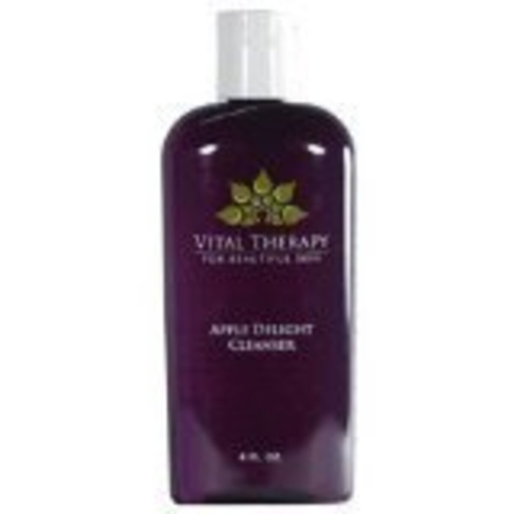 Vital Therapy Apple Delight Cleanser 8 oz. Bottle Moisture-rich cleanser (Soy-Free | Paraben-Free | Unscented). Made In The USA