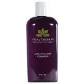 Vital Therapy Apple Delight Cleanser 8 oz. Bottle Moisture-rich cleanser (Soy-Free | Paraben-Free | Unscented). Made In The USA