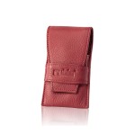 Rubis 4-Piece Manicure Set for Women with Red Leather Case, Includes Nail Clippers, Nail Scissors, Glass File, and Push and Clean Nail Cleaner, 1K434,Rubis Switzerland Precision Swiss Made