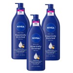 NIVEA Essentially Enriched Body Lotion, 16.9 Fl Oz (Pack of 3) - Packaging May Vary