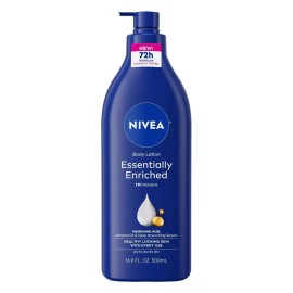 NIVEA Essentially Enriched Body Lotion, 16.9 Fl Oz (Pack of 3) - Packaging May Vary NIVEA Essentially Enriched Body Lotion, 16.9 Fl Oz (Pack of 3) - Packaging May Vary