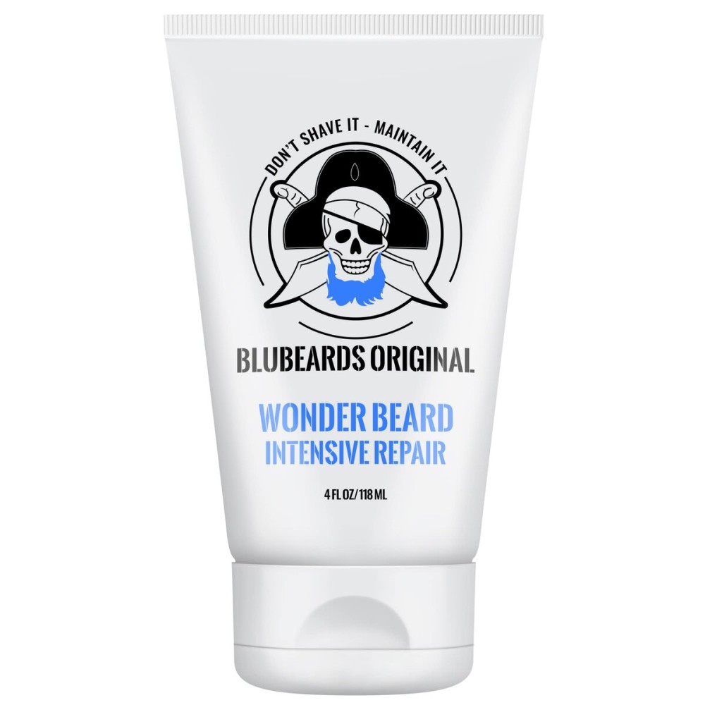 Bluebeards Original Wonder Beard Intensive Repair, 4 oz. - Beard Conditioner for Men with Meadowfoam Seed Oil & Amino Acids to Deeply Restore, Soften, and Rejuvenate Your Beard and Skin - Made in USA Bluebeards Original Wonder Beard Intensive Repair, 4 oz. - Beard Conditioner for Men with Meadowfoam Seed Oil & Amino Acids to Deeply Restore, Soften, and Rejuvenate Your Beard and Skin - Made in USA