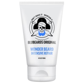 Bluebeards Original Wonder Beard Intensive Repair, 4 oz. - Beard Conditioner for Men with Meadowfoam Seed Oil & Amino Acids to Deeply Restore, Soften, and Rejuvenate Your Beard and Skin - Made in USA