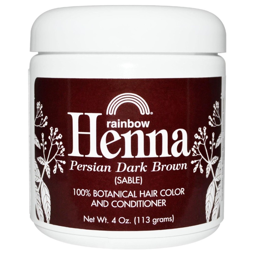 RAINBOW RESEARCH Dark Brown Henna - 4 oz. RAINBOW RESEARCH Dark Brown Henna - 4 oz.