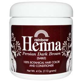 RAINBOW RESEARCH Dark Brown Henna - 4 oz. RAINBOW RESEARCH Dark Brown Henna - 4 oz.