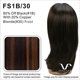 Vivica A. Fox ORLANDO-V Lace Front Wig, New Futura Synthetic Fiber in Color FS1B/30