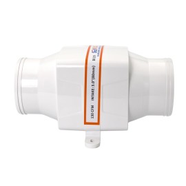 SEAFLO 3 In-Line Marine Bilge Air Blower - 12V, 130 CFM, 2.5A Max Draw, 4-Blade Fan, Ultra-Quiet Operation 3 Inch for Yacht/Sailboat/Boat- ISO 8846, CE & RoHs Certified - 4-Year Warranty