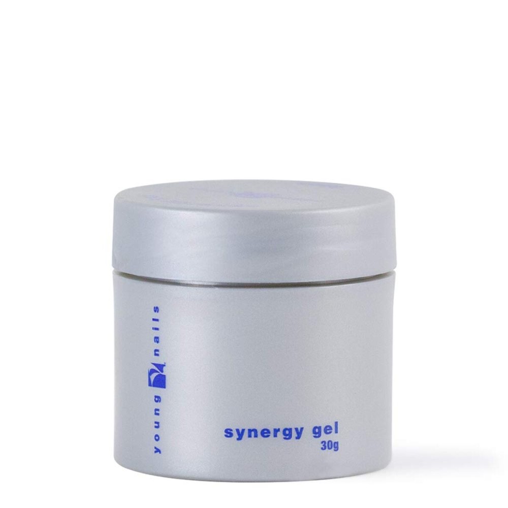 Young Nails Synergy Gel System, Foundation Gel - Builder Gel Base Coat, Superior Adhesion & Strength, Hard Gel Base Coat - Base Gel, Clear, 30g