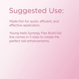 Young Nails Synergy Gel System, Building Gel - Hard Builder Gel, Superior Adhesion & Strength, Structured Nail Gel Builder - Flex Gel, Clear, 60g Young Nails Synergy Gel System, Building Gel - Hard Builder Gel, Superior Adhesion & Strength, Structured Nail Gel Builder - Flex Gel, Clear, 60g