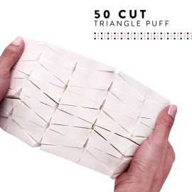 Artist\'s Choice 250 Pack Makeup Sponge Mini Applicator Wedges, Triangle Cosmetic Sponges For Foundation, Blush, Eye Shadow, Blending and Smoothing, Disposable, Latex Free