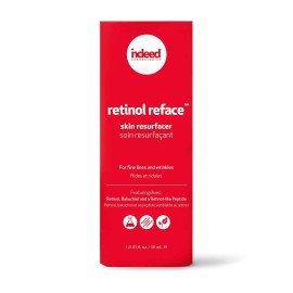 INDEED LABS Retinol Reface, Retinol Wrinkle Repair Cream - Softer, Smoother, Younger Skin - Contains Vitamin A and Bakuchiol - 1.0 fl oz INDEED LABS Retinol Reface, Retinol Wrinkle Repair Cream - Softer, Smoother, Younger Skin - Contains Vitamin A and Bakuchiol - 1.0 fl oz