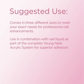 Young Nails Acrylic Powders, Cover - Created For a Flawless Consistency And Superior Adhesion - Cover Powder Begins To Set in 75 Seconds - Available in 45 gram, 85 gram, and 660 Gram Size Options