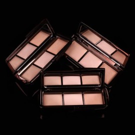 Hourglass Ambient Lighting Palette. Three-Shade Highlighting Palette for Your Best Complexion. (Dim light -Incandescent Light -Radiant Light). Cruelty-Free and Vegan Hourglass Ambient Lighting Palette. Three-Shade Highlighting Palette for Your Best Complexion. (Dim light -Incandescent Light -Radiant Light). Cruelty-Free and Vegan