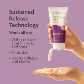 TriLASTIN SR Vit. Infused Intensive Stretch Mark & Scar Cream for Pregnancy - 5.5 Oz, Cocoa Butter Scar Treatment, Hypoallergenic & Paraben-Free - Moisturizing Lotion for Women TriLASTIN SR Vit. Infused Intensive Stretch Mark & Scar Cream for Pregnancy - 5.5 Oz, Cocoa Butter Scar Treatment, Hypoallergenic & Paraben-Free - Moisturizing Lotion for Women